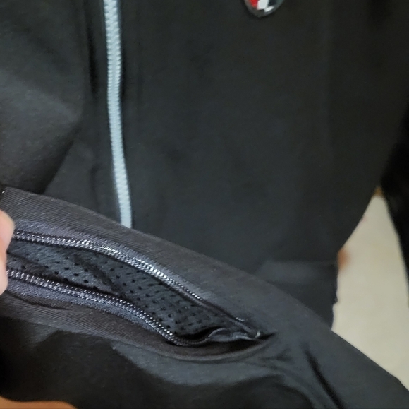 Corazzo Brezza Women’s Black Motorcycle Jacket Zip Up Water/Wind Resistant Sz XL - Picture 5 of 8